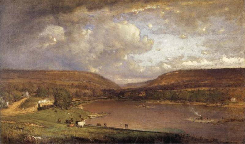 George Inness On the Delaware River Spain oil painting art